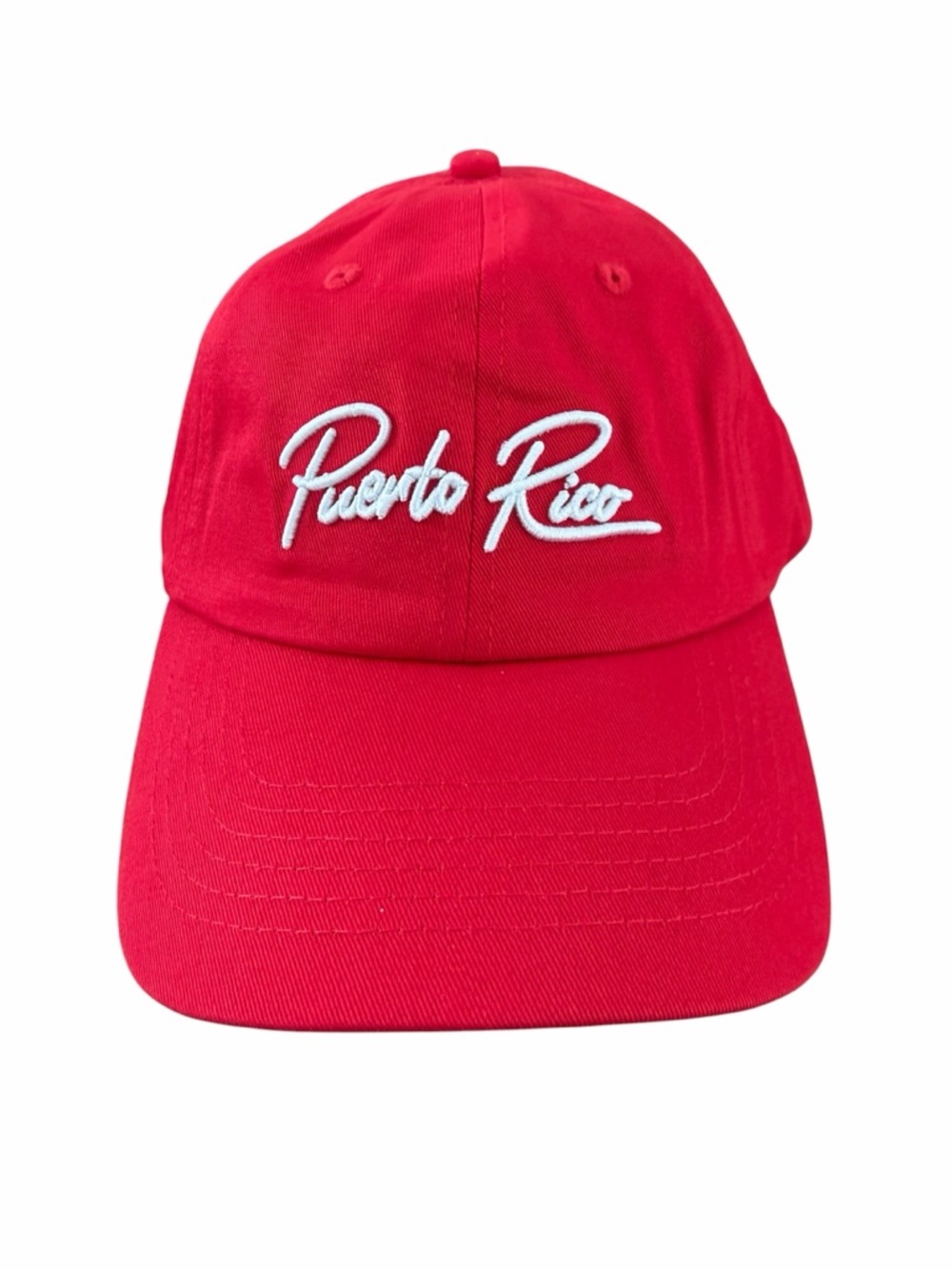Red Hat with Puerto Rico Flag Patch